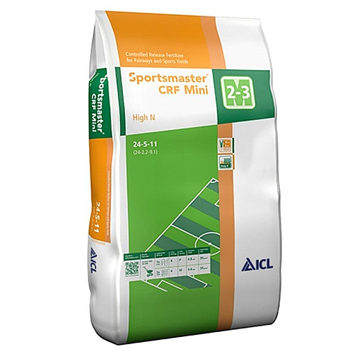 Удобрение для газонов Sportsmaster CRF Mini High N 24+05+11+2CaO (2-3М) ICL 25 кг
