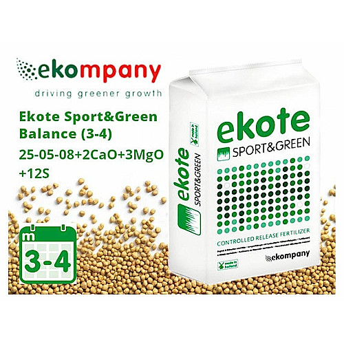 Добриво Ekote Sport Green Balance 25-05-08+2CaO+3MgO (3-4 місяці) 25 кг