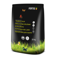 Весеннее комплексное удобрение для газона Fertis без хлора и нитратов 20 кг.