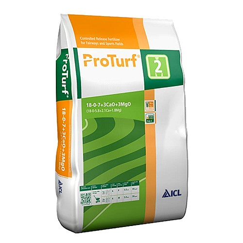 Добриво для газонів Pro-Turf / Про-Турф 18+0+7+8CaO+3MgO (2М) ICL 25 кг