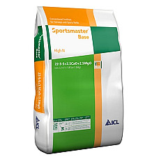 Добриво для газонів Sportsmaster Base High N 22+6+6+7CaO+2,5MgO ICL 25 кг