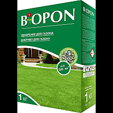 Добриво гранульоване для газонів, Biopon Польща, мішок 1 кг