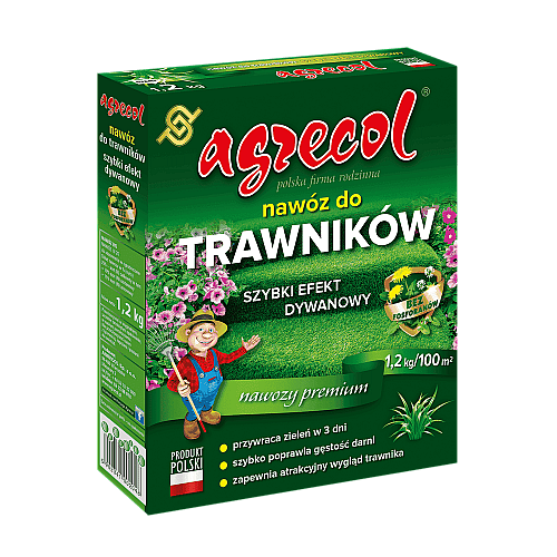 Удобрение для газонов быстрый ковровый эффект Agrecol 1,2 кг