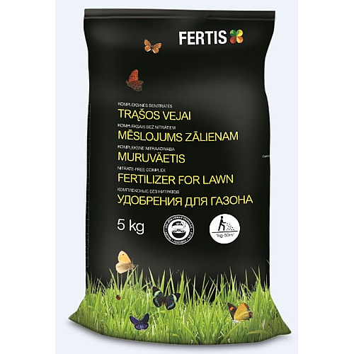 Весняне комплексне добриво для газону Fertis без хлору та нітратів 5 кг
