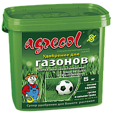 Добриво для газону супер багатокомпонентне Agrecol 5 кг