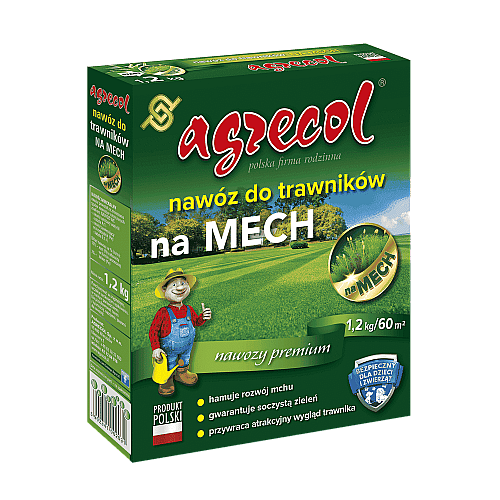 Добриво для газонів від моху Agrecol 1,2 кг