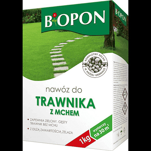 Добриво гранульоване для газонів від моху Biopon / Біопон 1 кг