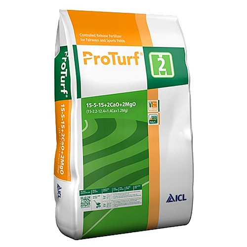 Добриво для газонів Pro-Turf / Про-Турф 15+6+15+7CaO+2.5MgO (2М) ICL 25 кг