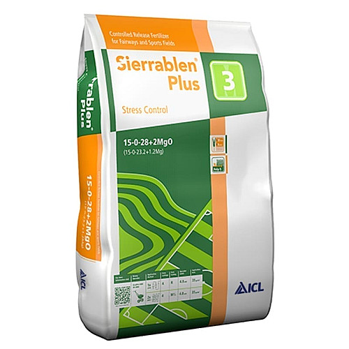 Добриво для газонів Sierrablen Plus Stress control 15+00+29+MgO (3М) ICL 25 кг