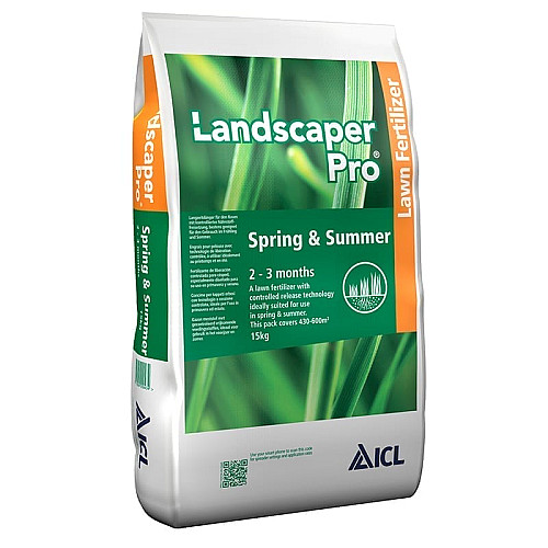 Удобрение для газонов Landscaper Pro / Лендскейпер О Spring Summer 20+0+7+9CaO+3MgO (2-3М) ICL 15 кг