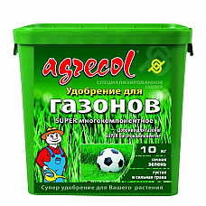 Добриво для газону супер багатокомпонентне Agrecol 10 кг