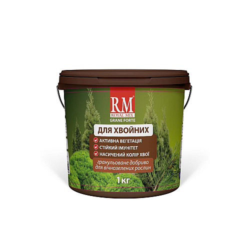 Минеральное удобрение для хвойных 9-12-20 Royal Mix Grane Forte 1 кг