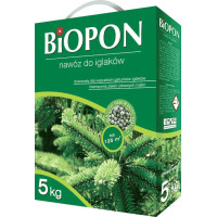 Добриво гранульоване для хвойних рослин, Biopon Польща, коробка 5 кг
