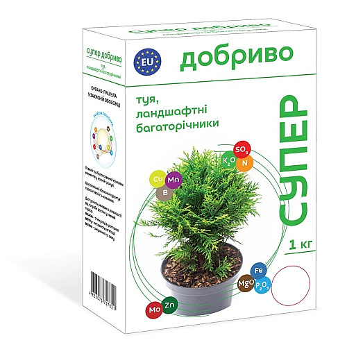 Добриво для туї Супер Добриво 1 кг
