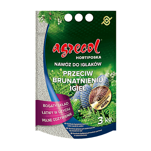 Добриво від пожовтіння хвої Хортифоска / Hortifoska Agrecol 3 кг