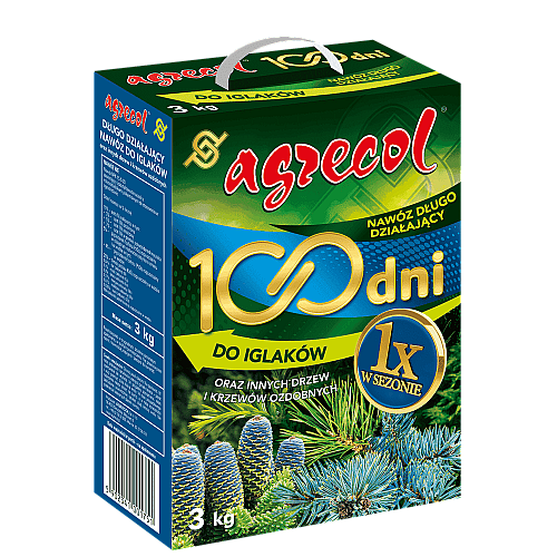 Добриво для хвої тривалої дії (100 днів) Agrecol 3 кг