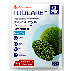 Мінеральне добриво для самшиту та вічнозелених чагарників 20 г YaraFolicare / ЯраФолікер