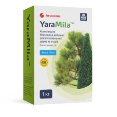 Добриво безхлорне для вічнозелених дерев та кущів 1 кг YaraMila