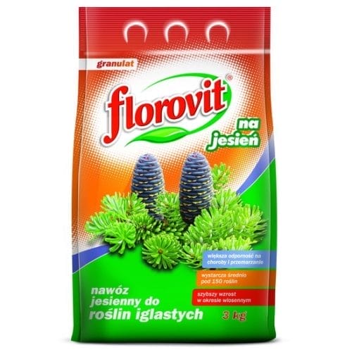 Добриво для хвойних рослин осіннє Florovit 3 кг