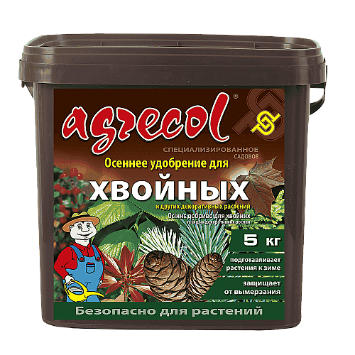Добриво для хвої осіннє Agrecol 5 кг
