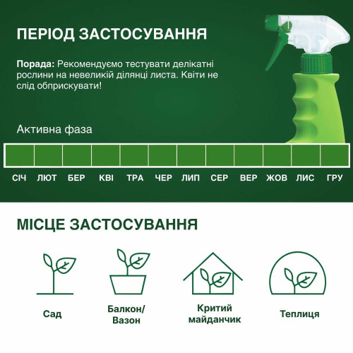 Спрей 2в1 від хвороб та шкідників Сompo Complete 0.5 л