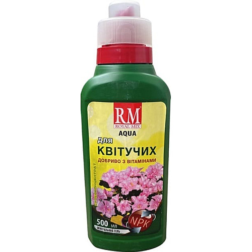 Добриво для квітучих рослин мінеральний гель Royal Mix 500 мл