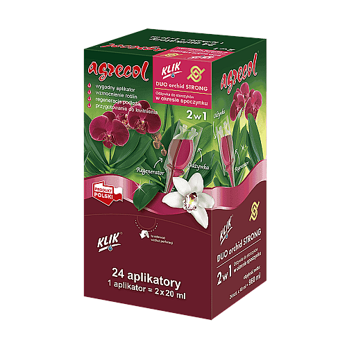 Удобрение в аппликаторе для орхидеи в период отдыха Duo Orchid strong Agrecol 40 мл
