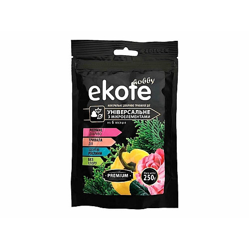 Добриво Еkote Premium універсальне з мікроелементами на 6 місяців 250 г