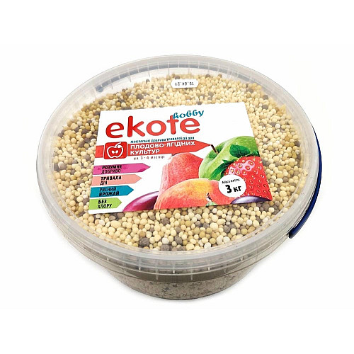 Добриво Еkote для плодово-ягідних культур 3-4 місяці 3 кг