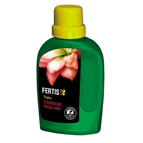 Рідке добриво для квітучих кімнатних рослин Fertis без хлору 0,25 л
