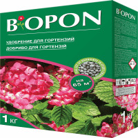 Удобрение гранулированное для гортензий, Biopon Польша, коробка 1 кг.
