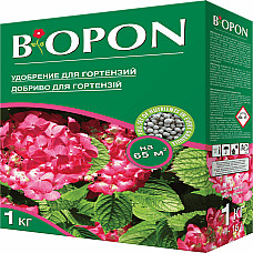 Добриво гранульоване для гортензій, Biopon Польща, коробка 1 кг