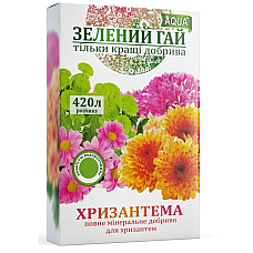 Водорозчинне добриво Зелений Гай Аква для хризантем 0,3 кг