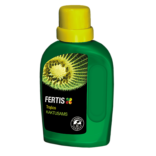 Рідке добриво для кактусів та сукулентів Fertis, без хлору 0,5 л