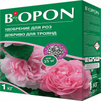Добриво гранульоване для троянд, Biopon Польща, коробка 1 кг