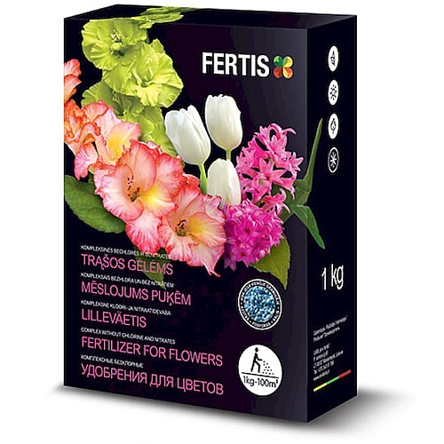 Комплексне добриво для квітів Fertis без хлору та нітратів 1 кг