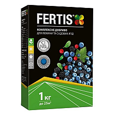 Комплексне добриво для лохини та садових ягід Fertis без хлору та нітратів 1 кг