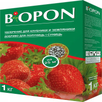 Добриво гранульоване для полуниць та суниць, Biopon Польща, коробка 1 кг