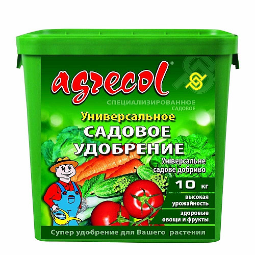 Добриво універсальне Садове Agrecol 10 кг
