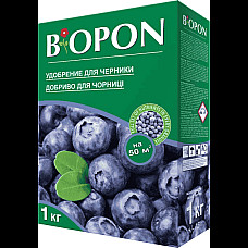 Добриво гранульоване для чорниці, Biopon Польща, коробка 1 кг