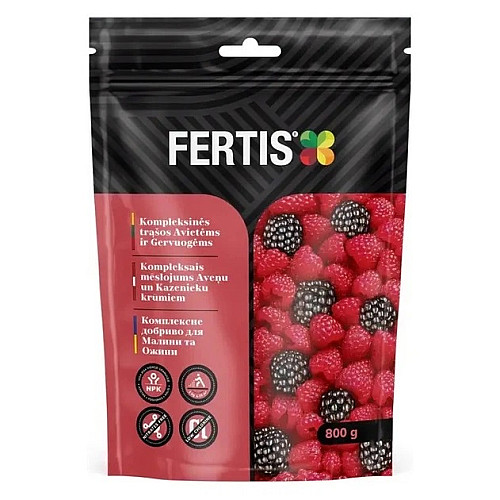 Комплексное минеральное удобрение для малины и ежевики Fertis без хлора и нитратов 800 г