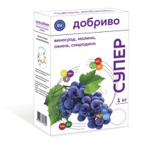 Добриво для винограду, малини, ожини, смородини Супер Добриво 1 кг
