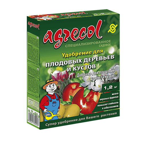 Добриво для плодових дерев і кущів Agrecol 1,2 кг