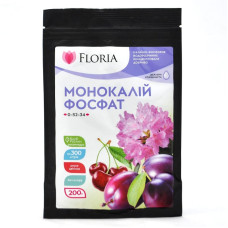 Добриво Floria Sol Монокалій фосфат водорозчинне Флорія Сол, 200 г
