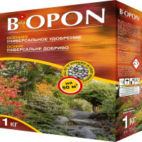 Добриво гранульоване осіннє універсальне, Biopon Польща, коробка 1 кг
