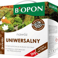 Добриво гранульоване осіннє універсальне, Biopon Польща, коробка 3 кг