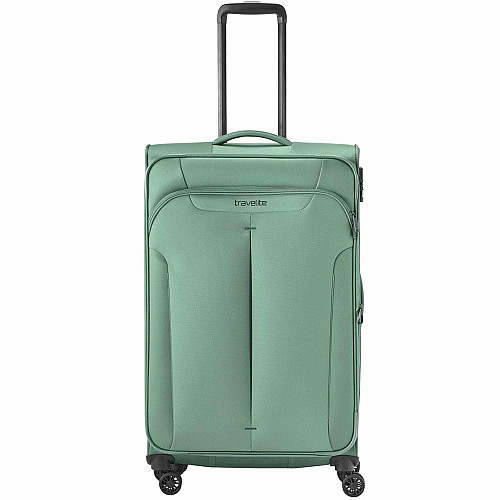 Валіза Travelite Croatia Mint L exp на 4 колесах, м'ятна