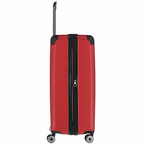 Валіза Travelite City Red L exр на 4 колесах, червона