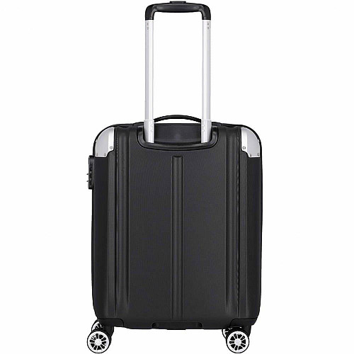 Валіза Travelite City Black S на 4 колесах, чорна