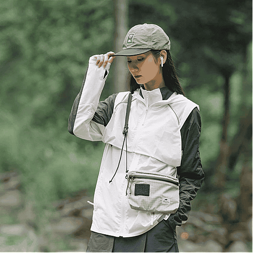 Сумка мала Naturehike NH20BB204, 3л, графіт в клітинку